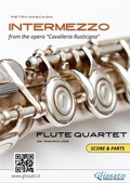 Cover: Flute Quartet sheet music: Intermezzo (score & parts) - Glissato Edizioni Musicali
