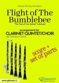 Cover: Flight of The Bumblebee - Clarinet Quintet Score & Parts - Glissato Edizioni Musicali