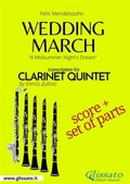 Cover: Wedding March - Clarinet Quintet score & parts - Glissato Edizioni Musicali
