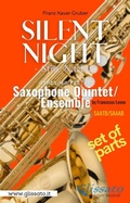 Cover: Silent Night - Saxophone Quintet/Ensemble (parts) - Glissato Edizioni Musicali