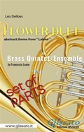 Cover: "Flower Duet" abstract theme - Brass Quintet/Ensemble (parts) - Glissato Edizioni Musicali
