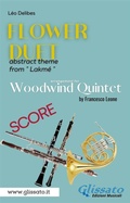 Cover: "Flower Duet" abstract theme - Woodwind Quintet (score) - Glissato Edizioni Musicali