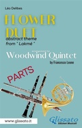 Cover: "Flower Duet" abstract theme - Woodwind Quintet (parts) - Glissato Edizioni Musicali