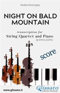 Cover: Night on Bald Mountain - String Quartet and Piano (score) - Glissato Edizioni Musicali