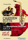Cover: "Carmen" Suite for Saxophone Quartet set of parts - Glissato Edizioni Musicali