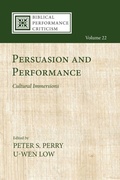 Cover: Persuasion and Performance - Cascade Books