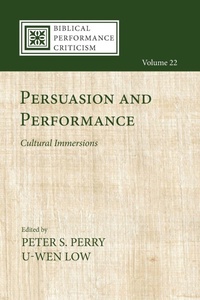Enlarge image Cover: Persuasion and Performance - Cascade Books