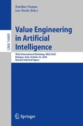 Cover: Value Engineering in Artificial Intelligence - Springer
