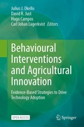 Cover: Behavioural Interventions and Agricultural Innovation - Springer