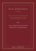 Cover: Feste am preu&szlig;ischen Hof von 1786 bis 1914 - Brill Deutschland GmbH