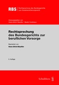 Cover: Rechtsprechung des Bundesgerichts zur beruflichen Vorsorge - Schulthess Juristische Medien