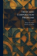 Cover: Trust and Corporation Problems - Tradd Street Press