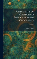 Cover: University of California Publications in Geography - Tradd Street Press