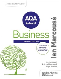 Enlarge image Cover: AQA Business for A Level (Marcouse) Second Edition - Hachette Learning
