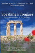 Cover: Speaking in Tongues - Pickwick Publications