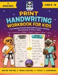 Cover: Print Handwriting Workbook for Kids 8-12 - Polymath Panda