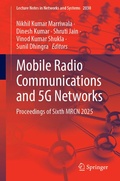 Cover: Mobile Radio Communications and 5G Networks - Springer
