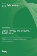 Cover: Digital Privacy and Security, 2nd Edition - MDPI AG