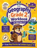Cover: Geography Grade 2 Workbook for Kids Ages 7-8 - Polymath Panda