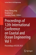 Cover: Proceedings of 12th International Conference on Coastal and Ocean Engineering Vol 1 - Springer