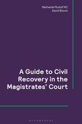 Cover: A Guide to Civil Recovery in the Magistrates' Court - Tottel Publishing