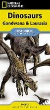 Cover: National Geographic Dinosaurs of Gondwana & Laurasia Map - National Geographic Maps