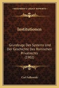 Bild: Institutionen - Kessinger Publishing