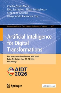 Enlarge image Cover: Artificial Intelligence for Digital Transformations - Springer