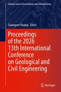 Cover: Proceedings of the 2026 13th International Conference on Geological and Civil Engineering - Springer