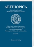 Cover: Aethiopica 28 (2025) - Harrassowitz Verlag