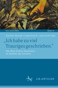Cover: "Ich habe zu viel Trauriges geschrieben." - J.B. Metzler