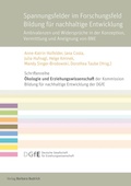 Cover: Spannungsfelder im Forschungsfeld Bildung f&uuml;r nachhaltige Entwicklung - budrich Inspirited