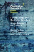 Cover: Forensic Linguistics in the United Kingdom - Cambridge University Press