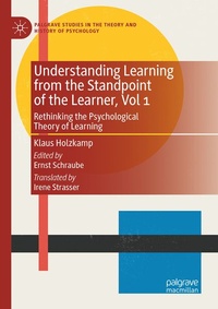 Enlarge image Cover: Understanding Learning from the Standpoint of the Learner, Vol 1 - Palgrave Macmillan