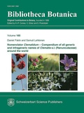 Cover: Nomenclator Clematidum - Schweizerbart'sche, E.