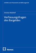 Cover: Verfassungsfragen des Bargeldes - Nomos