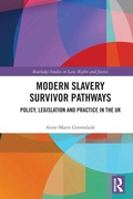 Cover: Modern Slavery Survivor Pathways - Routledge