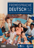 Cover: Fremdsprache Deutsch - - Heft 75 (2026): Fr&uuml;hes Deutsch - Erich Schmidt Verlag