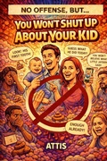 Cover: No Offense, But... You Won't Shut Up About Your Kid - Independently Published