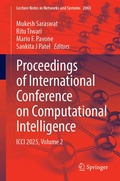 Cover: Proceedings of International Conference on Computational Intelligence - Springer