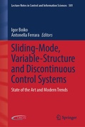 Cover: Sliding-Mode, Variable-Structure and Discontinuous Control Systems - Springer