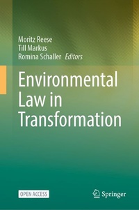 Enlarge image Cover: Environmental Law in Transformation - Springer