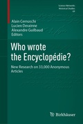 Cover: Who wrote the Encyclop&eacute;die? - Birkh&auml;user