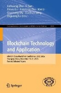 Enlarge image Cover: Blockchain Technology and Application - Springer
