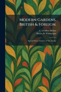 Cover: Modern Gardens. British & Foreign. - Tradd Street Press