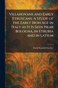 Cover: Villanovans and Early Etruscans - Tradd Street Press