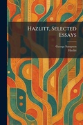 Cover: Hazlitt, Selected Essays - Tradd Street Press