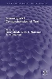 Enlarge image Cover: Learning and Comprehension of Text - Routledge