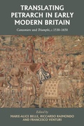 Cover: Translating Petrarch in early modern Britain - Manchester University Press