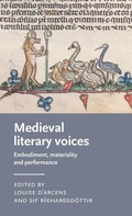 Cover: Medieval literary voices - Manchester University Press